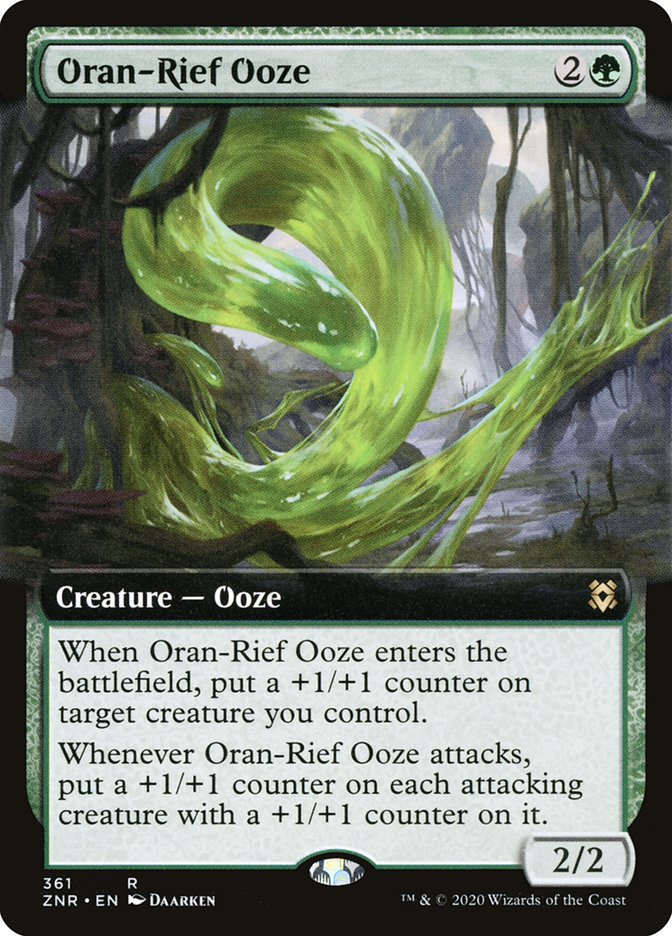 Oran-Rief Ooze (Extended Art) [Zendikar Rising] | Eastridge Sports Cards & Games