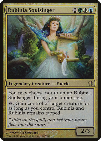 Rubinia Soulsinger (Commander 2013) [Commander 2013 Oversized] | Eastridge Sports Cards & Games