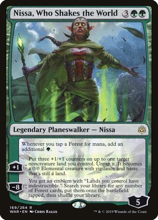 Nissa, Who Shakes the World [War of the Spark] | Eastridge Sports Cards & Games