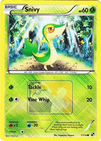 Snivy (1/114) (League Promo) [Black & White: Base Set] | Eastridge Sports Cards & Games