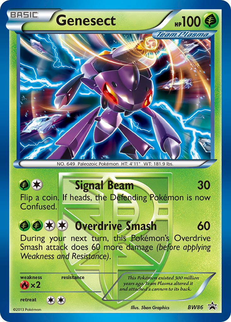 Genesect (BW86) (Team Plasma) [Black & White: Black Star Promos] | Eastridge Sports Cards & Games