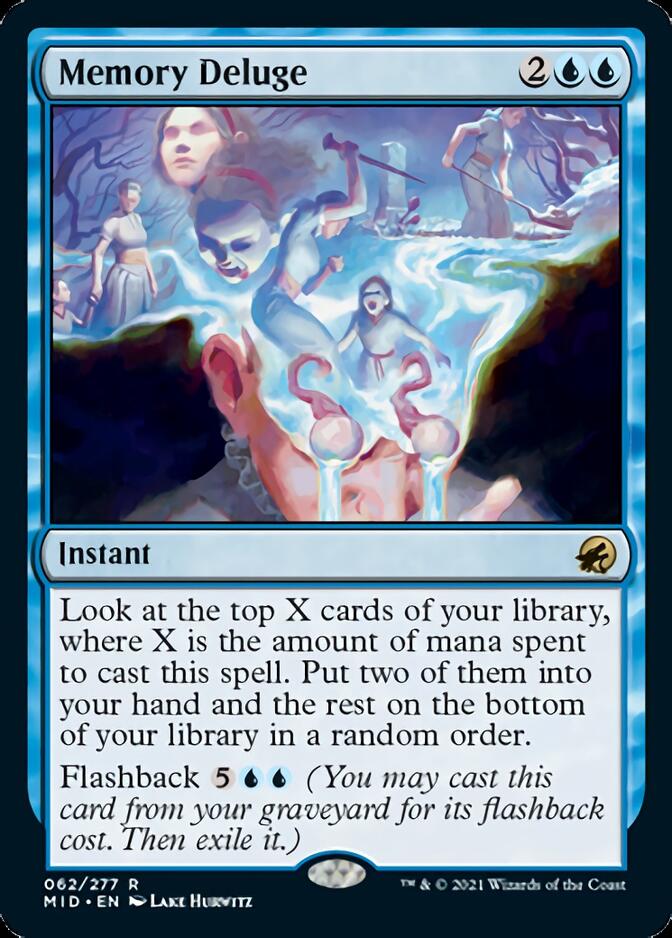 Memory Deluge [Innistrad: Midnight Hunt] | Eastridge Sports Cards & Games