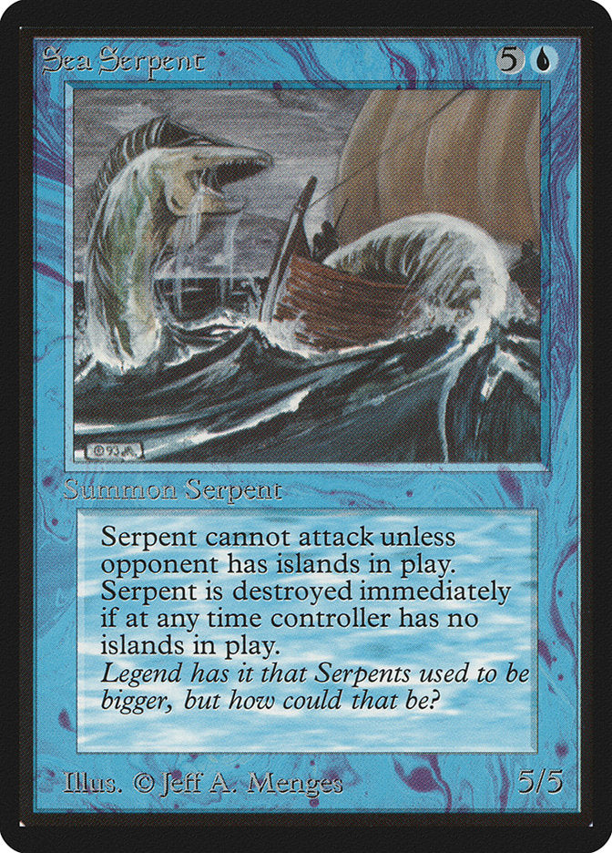 Sea Serpent [Limited Edition Beta] | Eastridge Sports Cards & Games