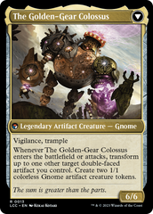 Tetzin, Gnome Champion // The Golden-Gear Colossus [The Lost Caverns of Ixalan Commander] | Eastridge Sports Cards & Games