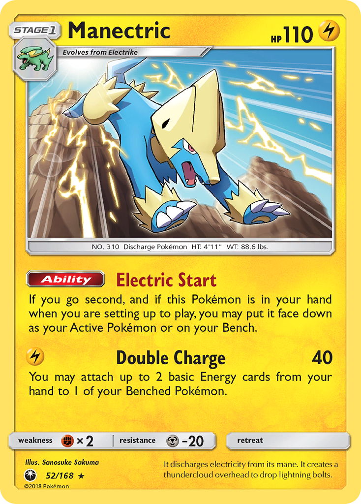 Manectric (52/168) [Sun & Moon: Celestial Storm] | Eastridge Sports Cards & Games