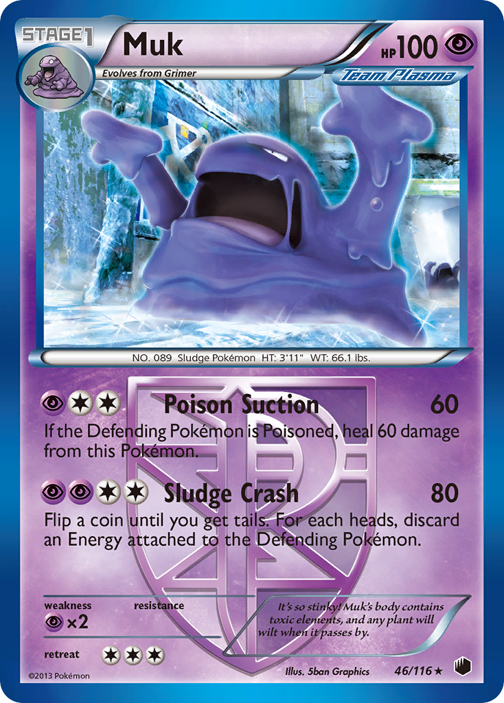 Muk (46/116) [Black & White: Plasma Freeze] | Eastridge Sports Cards & Games