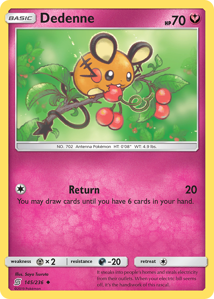 Dedenne (145/236) [Sun & Moon: Unified Minds] | Eastridge Sports Cards & Games