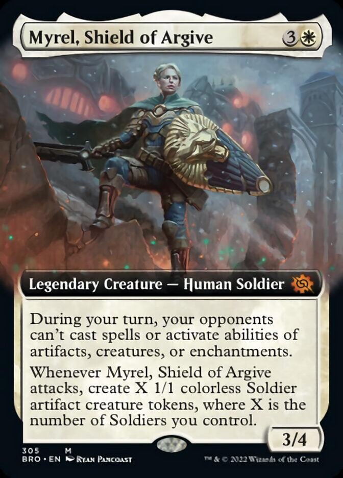 Myrel, Shield of Argive (Extended Art) [The Brothers' War] | Eastridge Sports Cards & Games