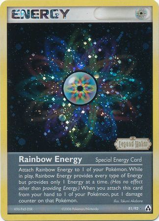 Rainbow Energy (81/92) (Stamped) [EX: Legend Maker] | Eastridge Sports Cards & Games