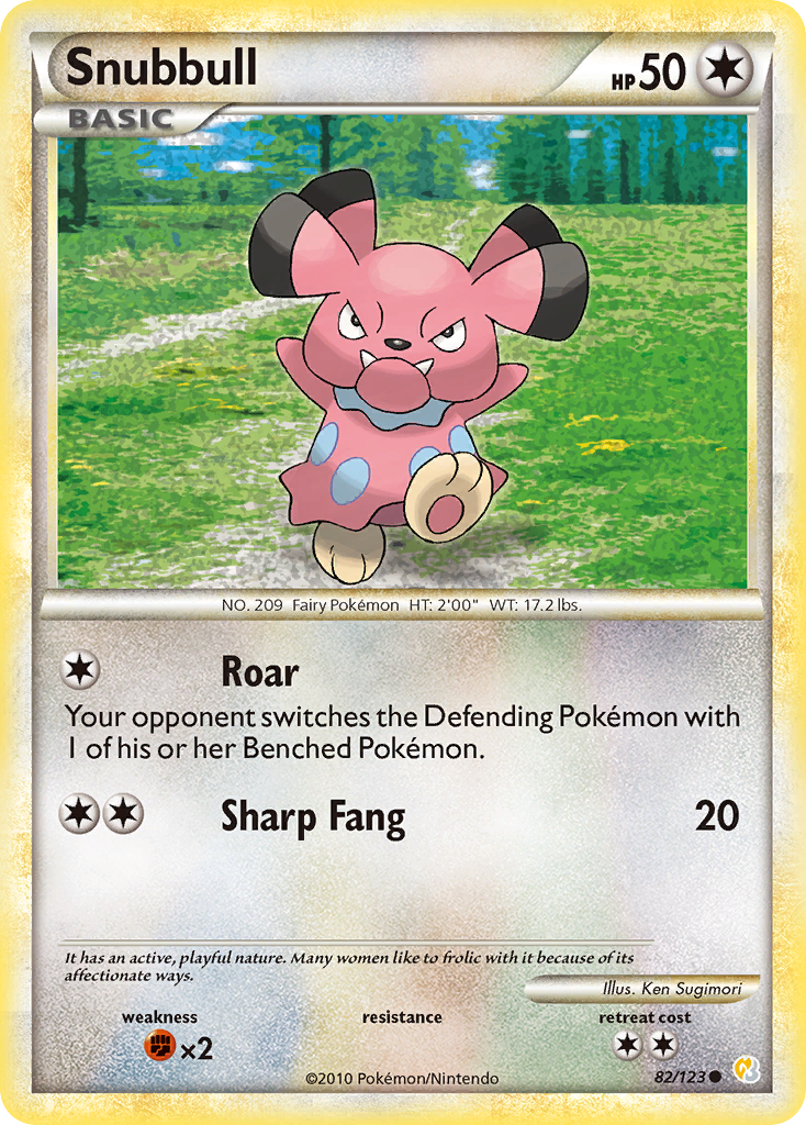 Snubbull (82/123) [HeartGold & SoulSilver: Base Set] | Eastridge Sports Cards & Games