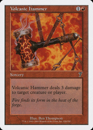 Volcanic Hammer [Seventh Edition] | Eastridge Sports Cards & Games