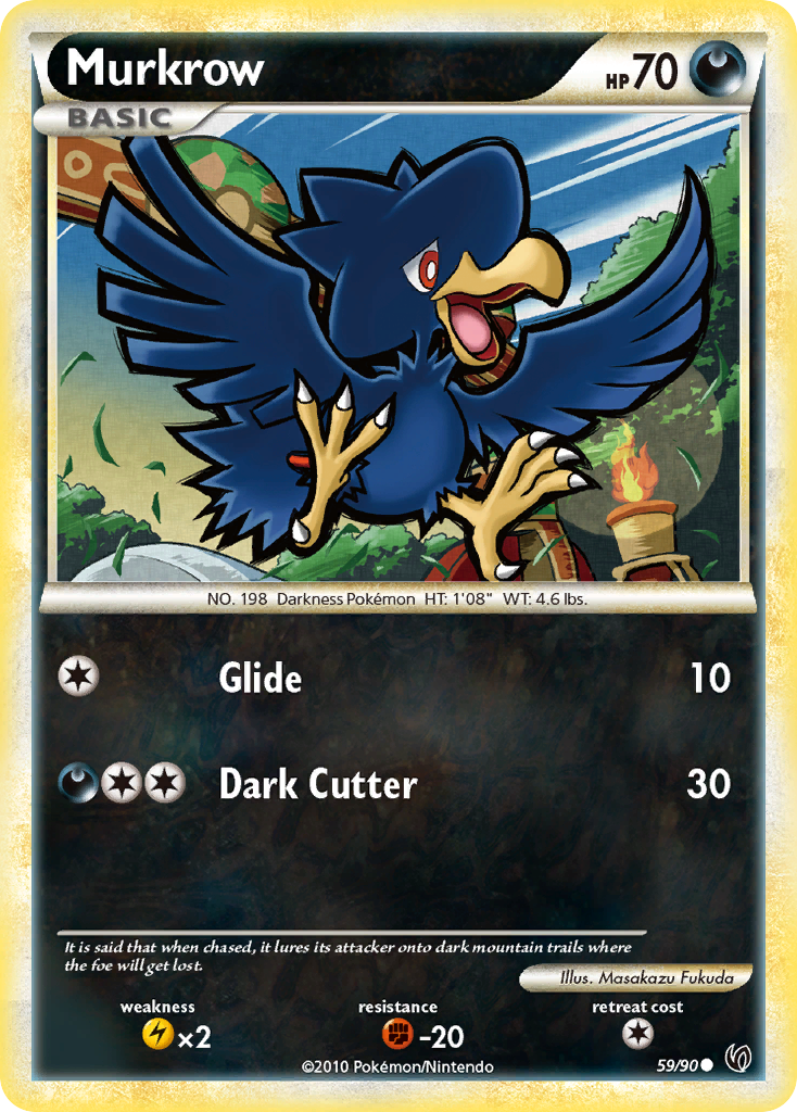 Murkrow (59/90) [HeartGold & SoulSilver: Undaunted] | Eastridge Sports Cards & Games