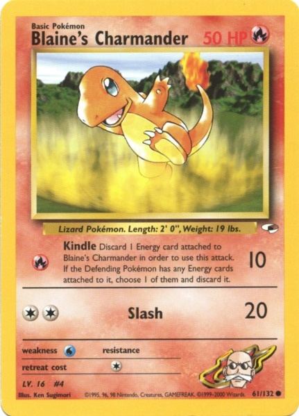 Blaine's Charmander (61/132) [Gym Heroes Unlimited] | Eastridge Sports Cards & Games