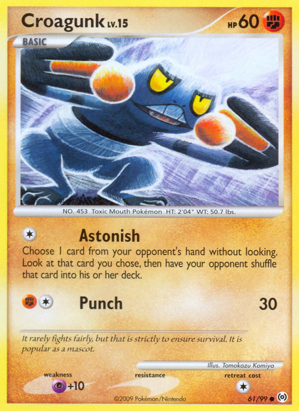 Croagunk (61/99) [Platinum: Arceus] | Eastridge Sports Cards & Games