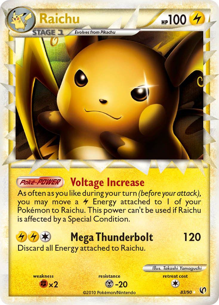 Raichu (83/90) [HeartGold & SoulSilver: Undaunted] | Eastridge Sports Cards & Games