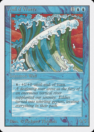 Wall of Water [Unlimited Edition] | Eastridge Sports Cards & Games