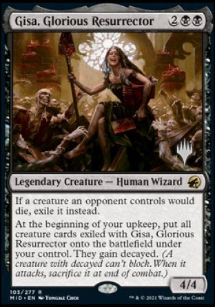 Gisa, Glorious Resurrector (Promo Pack) [Innistrad: Midnight Hunt Promos] | Eastridge Sports Cards & Games