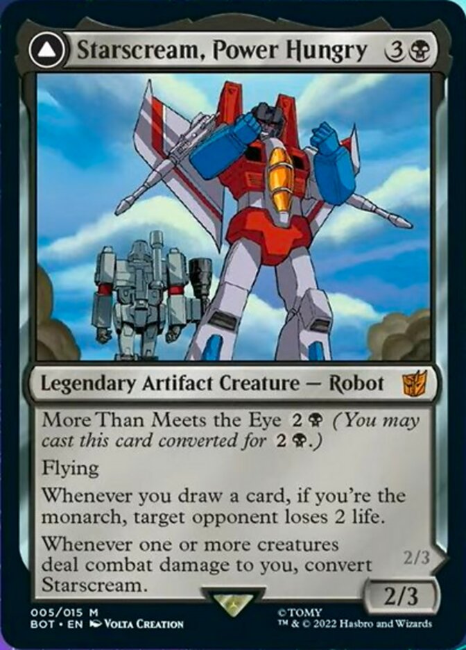 Starscream, Power Hungry // Starscream, Seeker Leader [Universes Beyond: Transformers] | Eastridge Sports Cards & Games