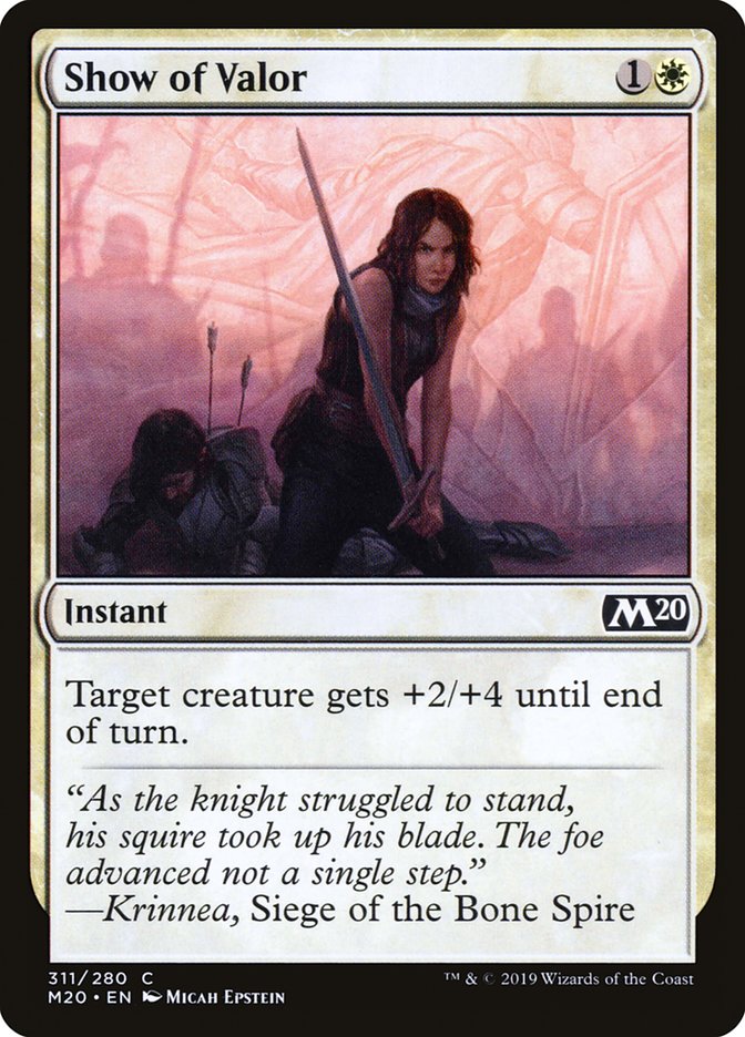Show of Valor [Core Set 2020] | Eastridge Sports Cards & Games