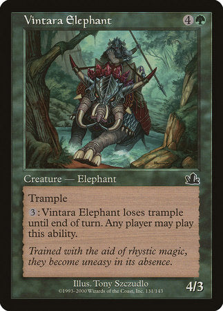Vintara Elephant [Prophecy] | Eastridge Sports Cards & Games
