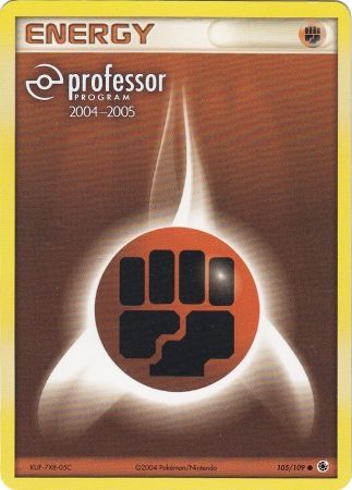 Fighting Energy (105/109) (2004 2005) [Professor Program Promos] | Eastridge Sports Cards & Games