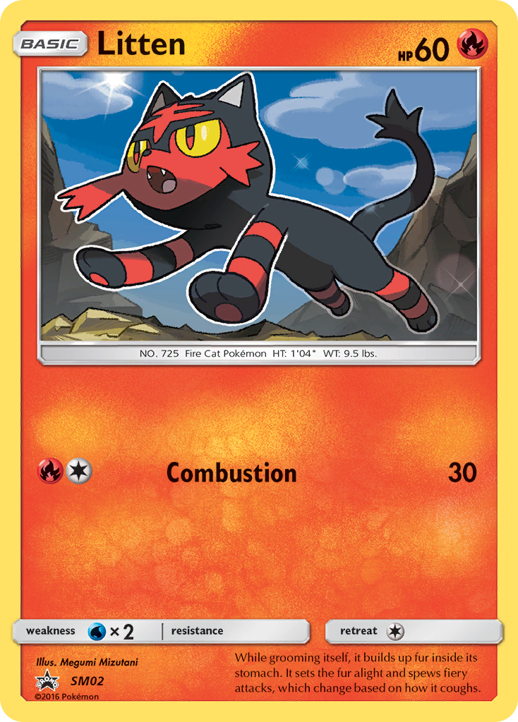 Litten (SM02) [Sun & Moon: Black Star Promos] | Eastridge Sports Cards & Games