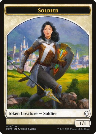 Soldier Token [Dominaria Tokens] | Eastridge Sports Cards & Games