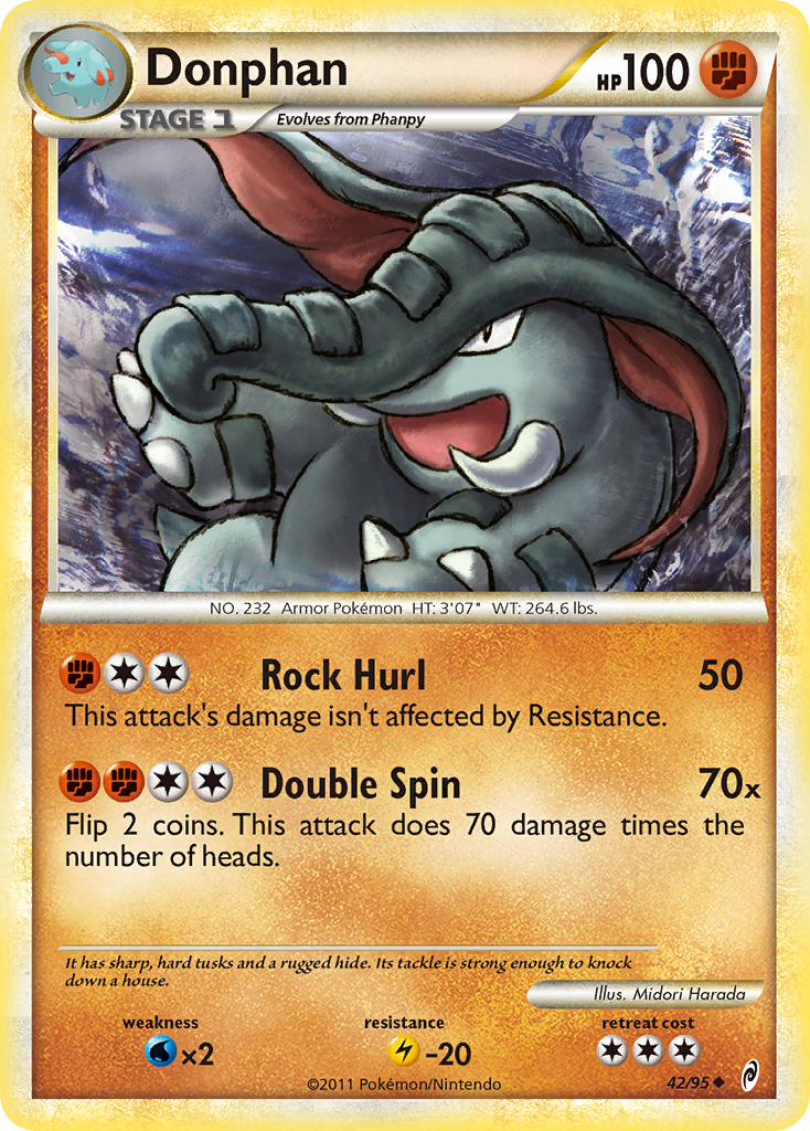 Donphan (42/95) [HeartGold & SoulSilver: Call of Legends] | Eastridge Sports Cards & Games