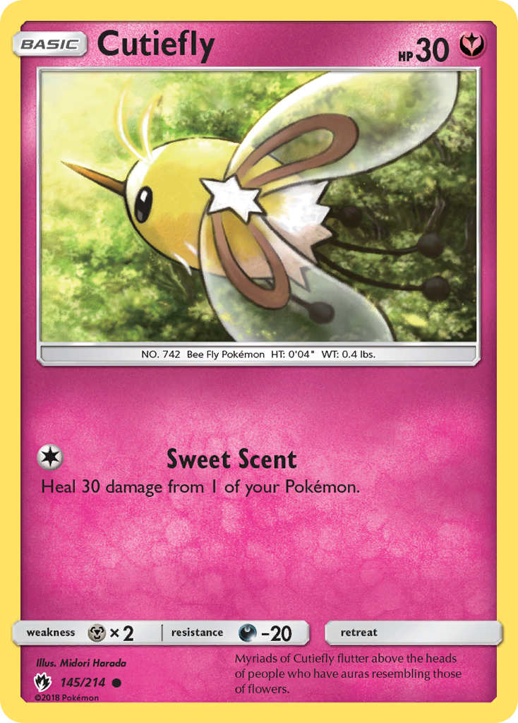 Cutiefly (145/214) [Sun & Moon: Lost Thunder] | Eastridge Sports Cards & Games