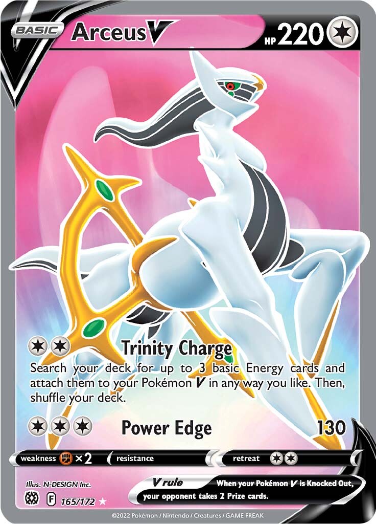 Arceus V (165/172) [Sword & Shield: Brilliant Stars] | Eastridge Sports Cards & Games