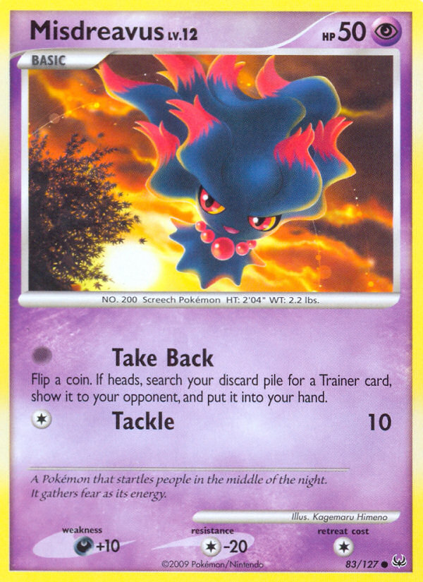 Misdreavus (83/127) [Platinum: Base Set] | Eastridge Sports Cards & Games