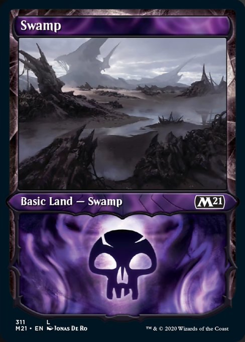 Swamp (Showcase) [Core Set 2021] | Eastridge Sports Cards & Games