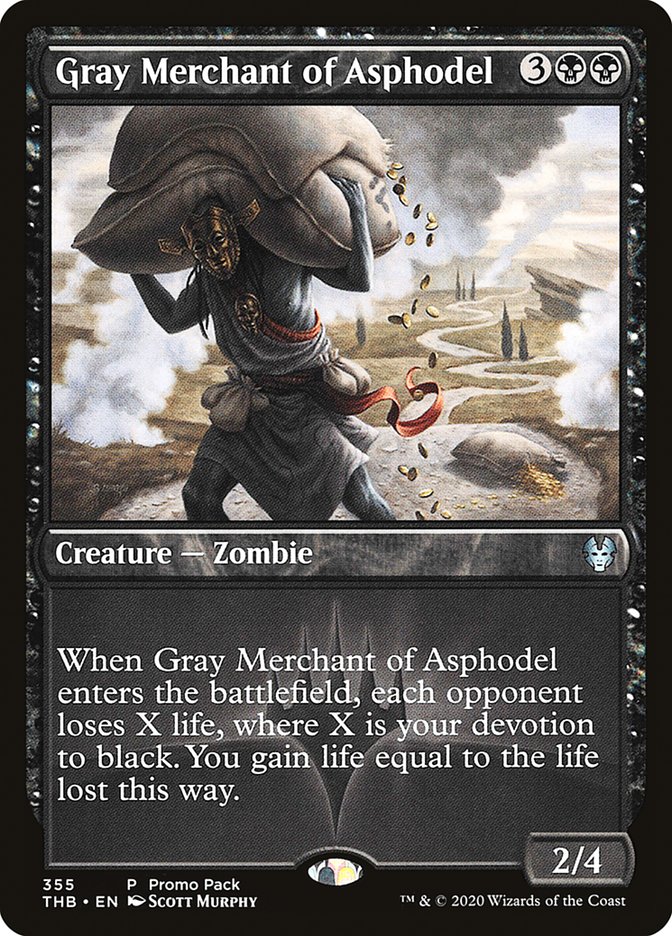 Gray Merchant of Asphodel (Promo Pack) [Theros Beyond Death Promos] | Eastridge Sports Cards & Games