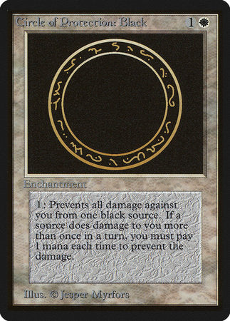 Circle of Protection: Black [Limited Edition Beta] | Eastridge Sports Cards & Games