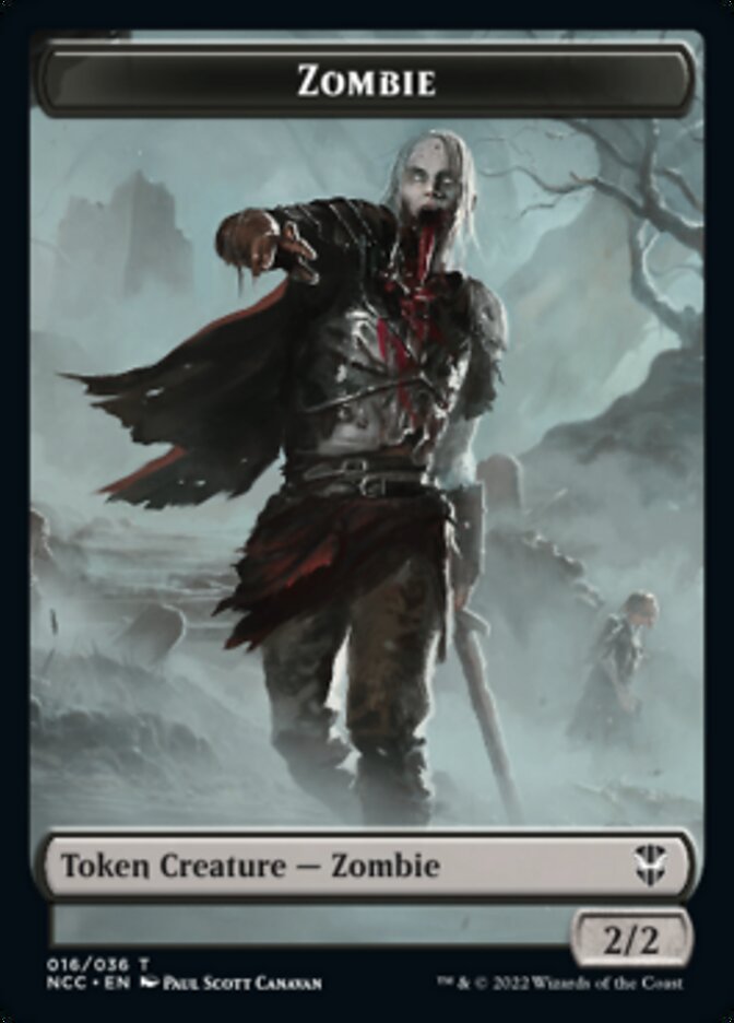 Zombie // Goat Double-sided Token [Streets of New Capenna Commander Tokens] | Eastridge Sports Cards & Games