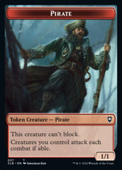 Pirate // Goblin Double-sided Token [Commander Legends: Battle for Baldur's Gate Tokens] | Eastridge Sports Cards & Games