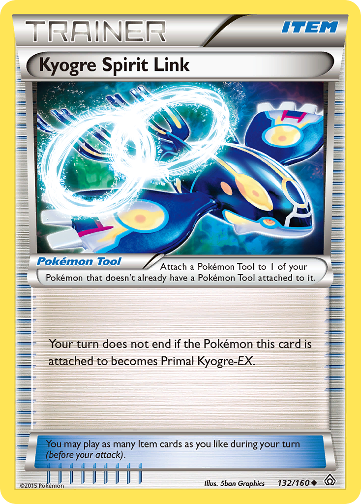 Kyogre Spirit Link (132/160) [XY: Primal Clash] | Eastridge Sports Cards & Games