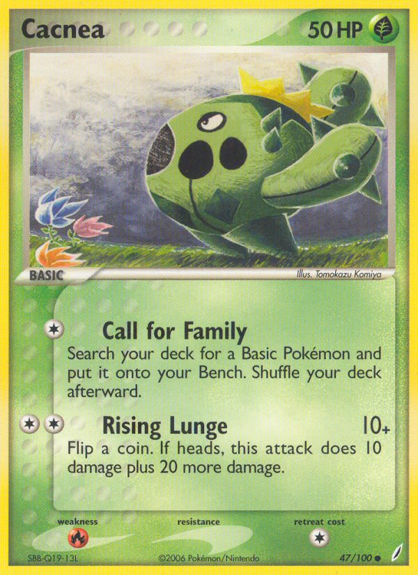 Cacnea (47/100) [EX: Crystal Guardians] | Eastridge Sports Cards & Games