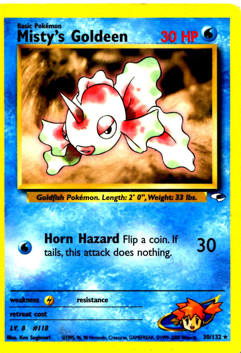 Misty's Goldeen (30/132) [Gym Heroes Unlimited] | Eastridge Sports Cards & Games