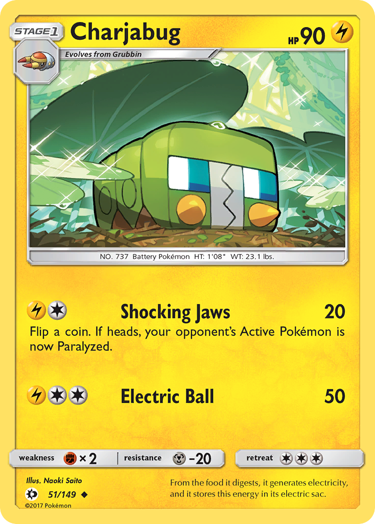 Charjabug (51/149) [Sun & Moon: Base Set] | Eastridge Sports Cards & Games