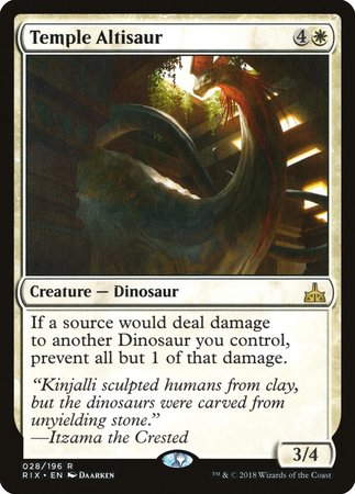 Temple Altisaur [Rivals of Ixalan] | Eastridge Sports Cards & Games