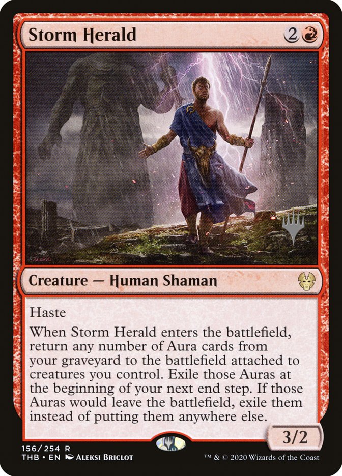 Storm Herald (Promo Pack) [Theros Beyond Death Promos] | Eastridge Sports Cards & Games