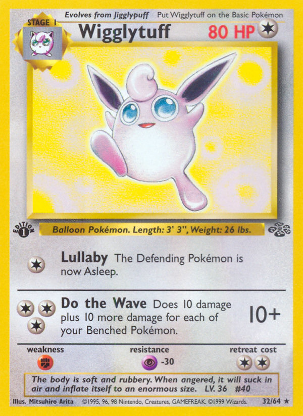 Wigglytuff (32/64) [Jungle 1st Edition] | Eastridge Sports Cards & Games