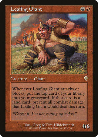 Loafing Giant [Invasion] | Eastridge Sports Cards & Games
