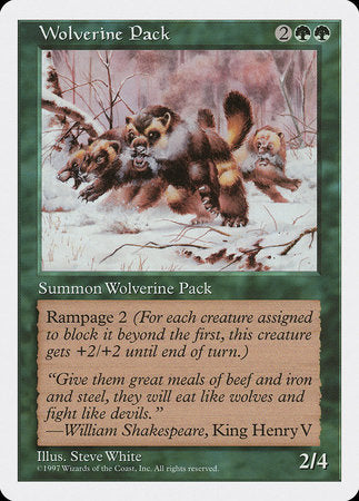 Wolverine Pack [Fifth Edition] | Eastridge Sports Cards & Games