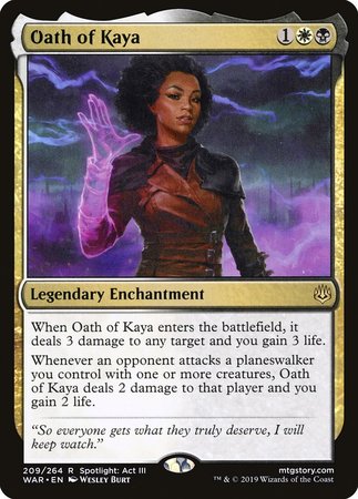 Oath of Kaya [War of the Spark] | Eastridge Sports Cards & Games