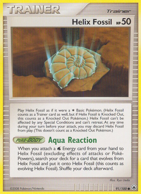 Helix Fossil (91/100) [Diamond & Pearl: Majestic Dawn] | Eastridge Sports Cards & Games