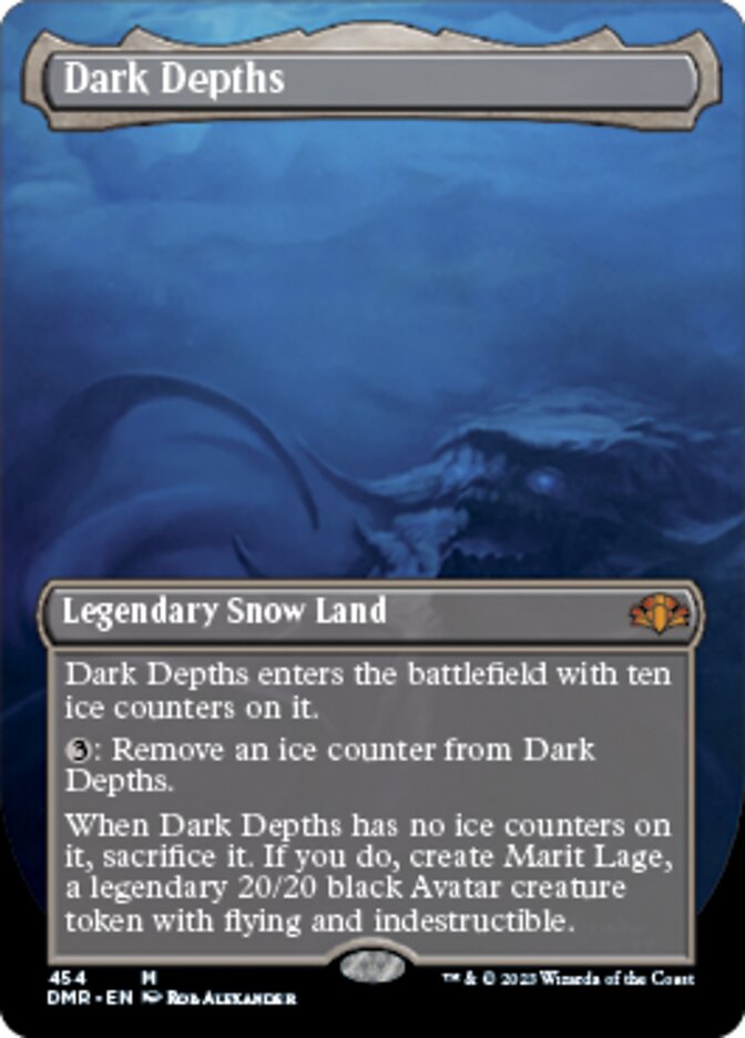 Dark Depths (Borderless Alternate Art) [Dominaria Remastered] | Eastridge Sports Cards & Games