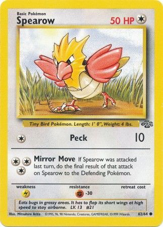 Spearow (62/64) [Jungle Unlimited] | Eastridge Sports Cards & Games