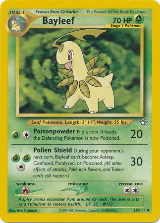 Bayleef (28/111) [Neo Genesis Unlimited] | Eastridge Sports Cards & Games